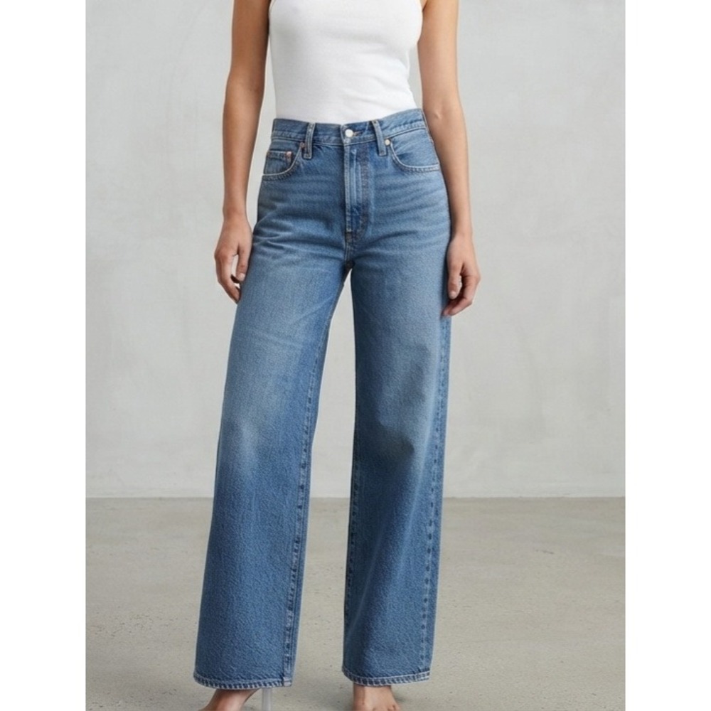 Levi's Light Blue Wide Leg High-Rise Jeans